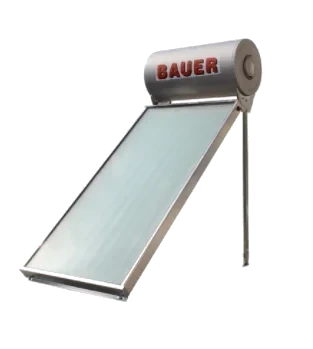 Ηλιακός Θερμοσίφωνας BAUER VR 120lt 1,5m² ΔΙΠΛΗΣ, GLASS με Βάση Δαπέδου